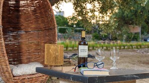 Relax on the patio, while enjoying a refreshing drink