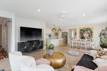 Gigi's Luxe Coastal Retreat the perfect stylish getaway.