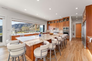 Large Kitchen Island with seating