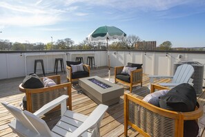 Rooftop with Fire Pit