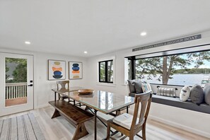 Open concept dining room and kitchen