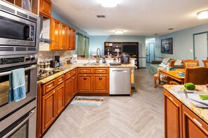 Move seamlessly from backyard fun to indoor connection with our thoughtfully designed open layout. Whether you’re cooking, playing games, or lounging, the flowing space keeps everyone engaged and in sight—no more missing out while someone’s in another roo