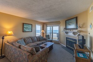 Living Area with Ocean Views