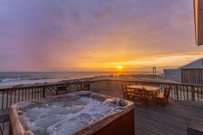 Oceanfront Deck at Sunrise