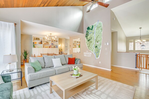 Hopewell Junction Vacation Rental | 3BR | 2.5BA | Stairs Required | 2,592 Sq Ft