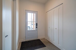 View of the front door