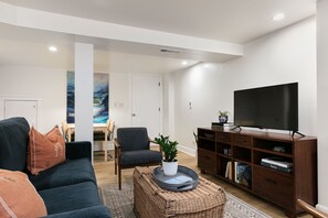 Living room with Smart TV.