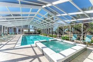 Refresh in the Screen-Enclosed Pool & Spa