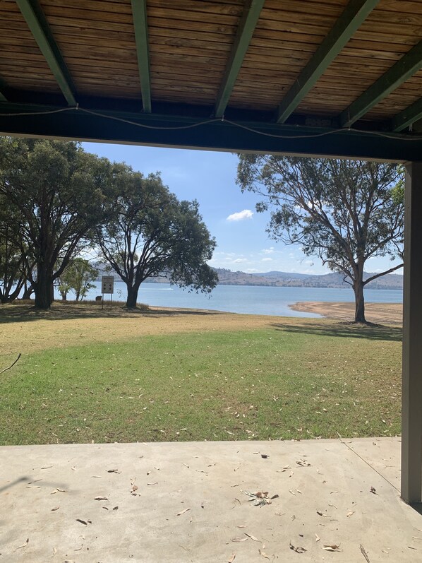 View from the property - water levels change throughout the year