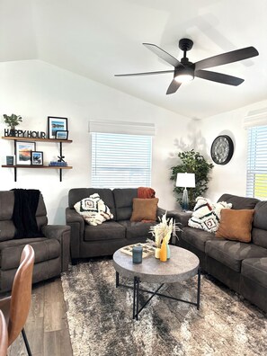 Spacious Livingroom with open concept living.