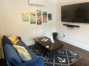 Beautiful fishing theme carried throughout the apartment.