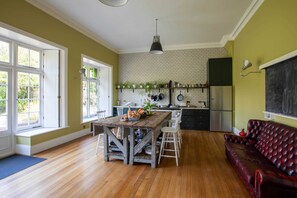 Large open-plan kitchen