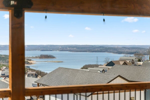 Amazing table rock lake view off the back deck