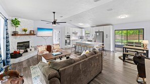 Large Open Living Areas for the Family