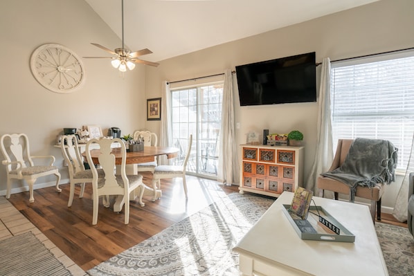 Living Room and Dining Area