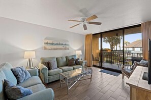Living Area with Patio Access