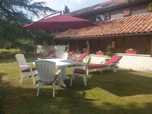 Coin détente avec bain de soleil