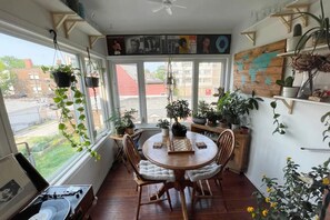 Welcome to the Sun Room. Enjoy your morning coffee :)