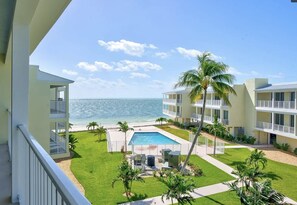 This is the view from your balcony. 