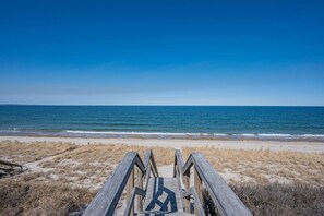 Private Assocaition staircase down to the beach