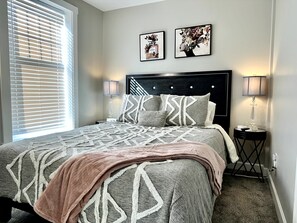 Queen-sized bed