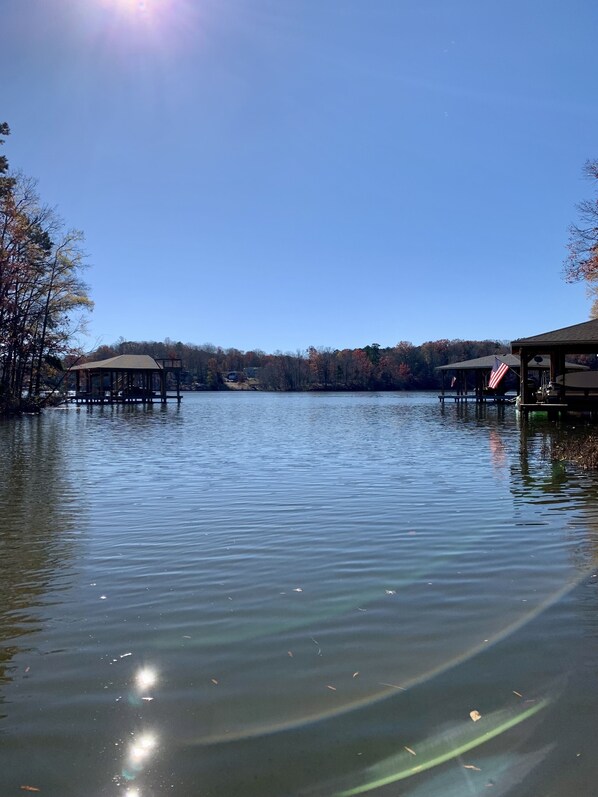 View from our dock.