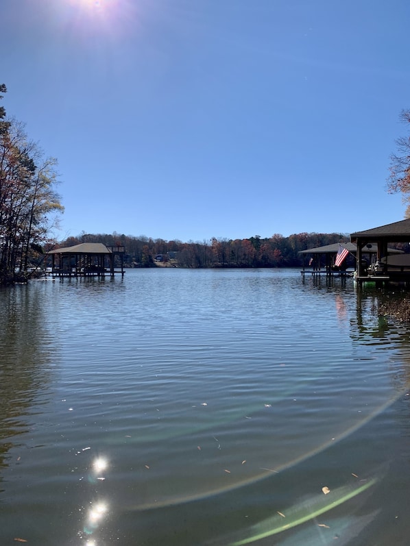 View from our dock.