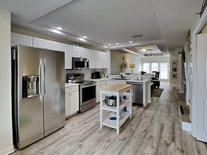 Fully Equipped Kitchen with Stainless Steel Appliances