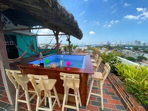 jacuzzi on the rooftop