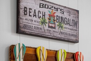 Welcome to Bozy’s Beach Bungalow—Hilton Head hospitality with a playful twist.