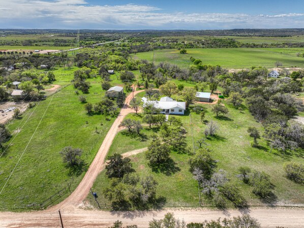 Aerial of property.