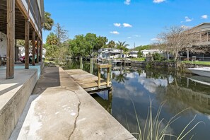 Patio view of canal
