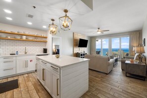 Kitchen and Living Areas