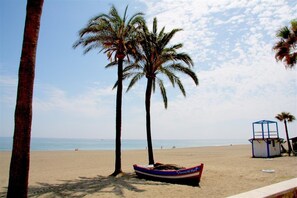 The stunning beach of La Rada is just in front of the building