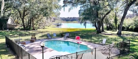 Pool overlooking the Lake