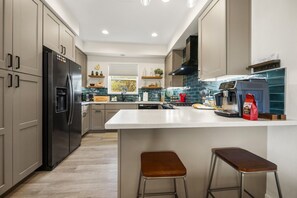 Fully stocked chef ready kitchen