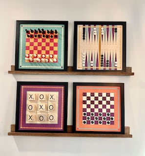 Love to play games, enjoy puzzles, games, and deluxe Scrabble for all ages.