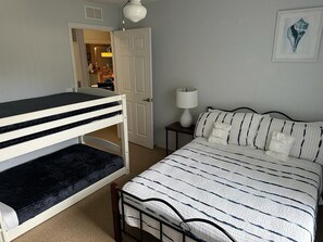 Queen room with bunks