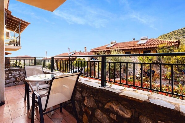 Balcony under the skies