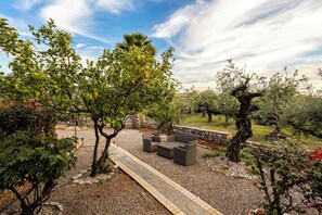 Garden area of the property