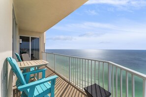 Wake up in the morning to a beautiful Panama City Beach sunrise with a coffee.