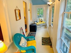 Sun Porch, as you enter the cottage ~