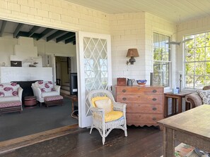 Sun Porch, leads into the Living Room Area-