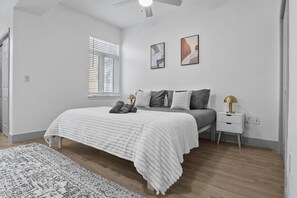 Bedroom #1 with a comfy King bed!
