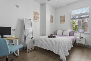 Bedroom #1 with a cozy Queen bed!
