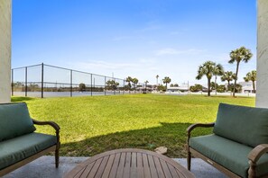 Ground Floor Patio - Tennis courts - Grilling Area