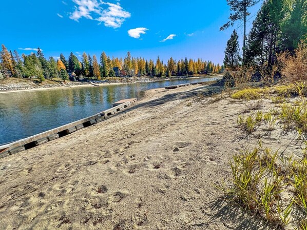 Cascade Lake Sandy Beach