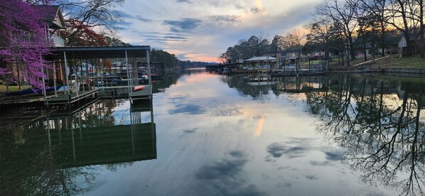 Boat dock view