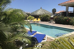 Schwimmbad des Ferienhauses