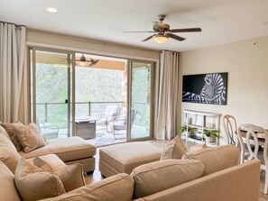 The living room